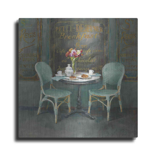 Luxe Metal Art 'Joy of Paris II' by Danhui Nai, Metal Wall Art