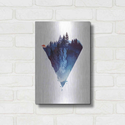 Luxe Metal Art 'Near To The Edge' by Robert Farkas, Metal Wall Art,12x16