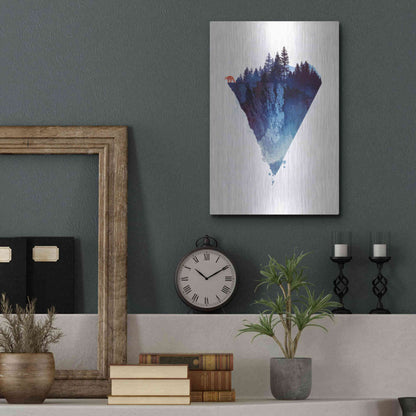 Luxe Metal Art 'Near To The Edge' by Robert Farkas, Metal Wall Art,12x16