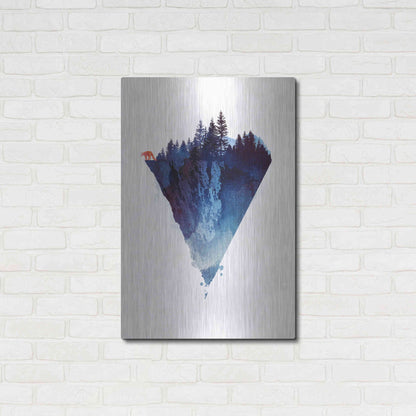 Luxe Metal Art 'Near To The Edge' by Robert Farkas, Metal Wall Art,24x36
