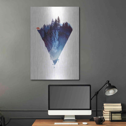 Luxe Metal Art 'Near To The Edge' by Robert Farkas, Metal Wall Art,24x36