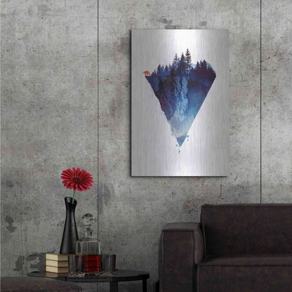 Luxe Metal Art 'Near To The Edge' by Robert Farkas, Metal Wall Art,24x36