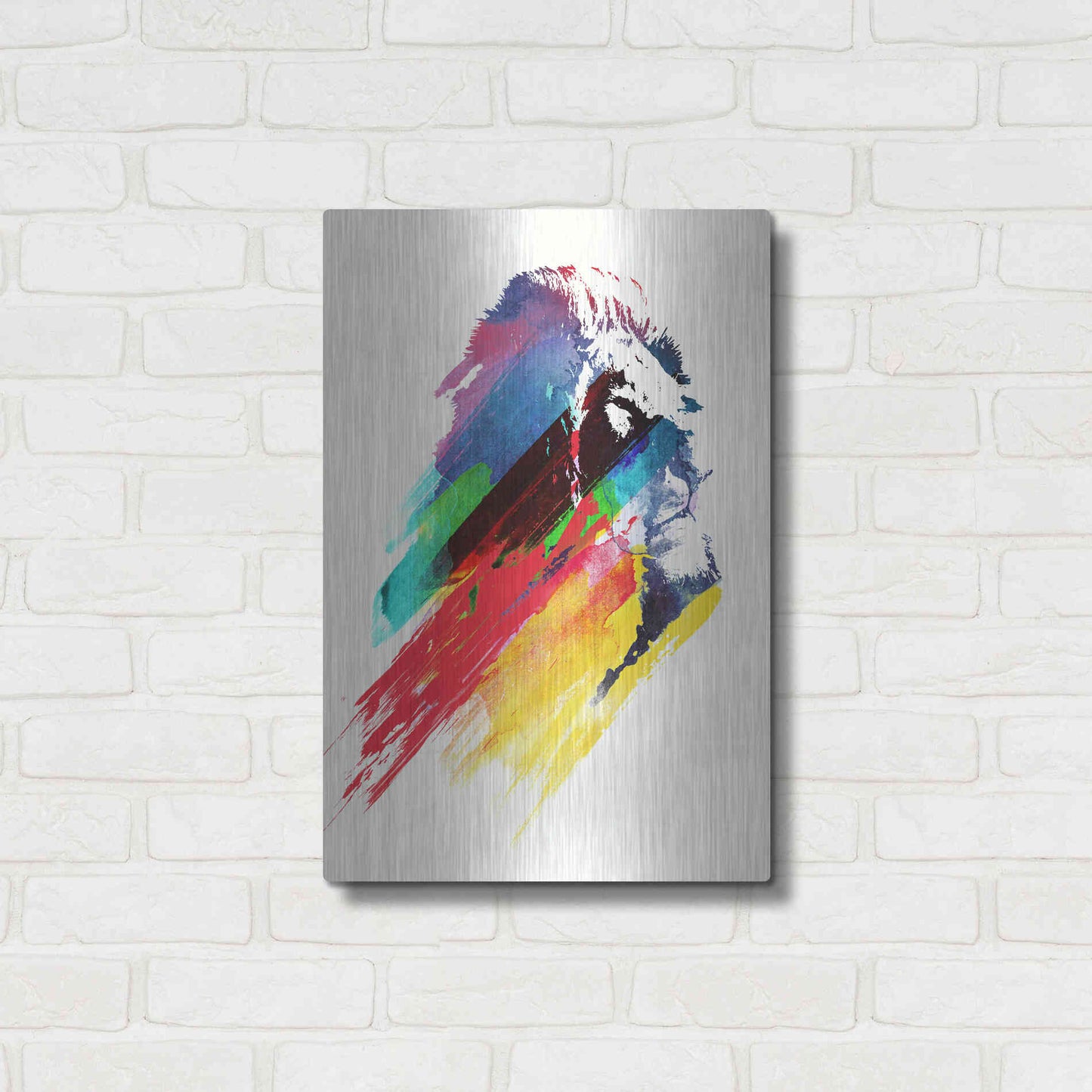Luxe Metal Art 'Our Hero' by Robert Farkas, Metal Wall Art,16x24