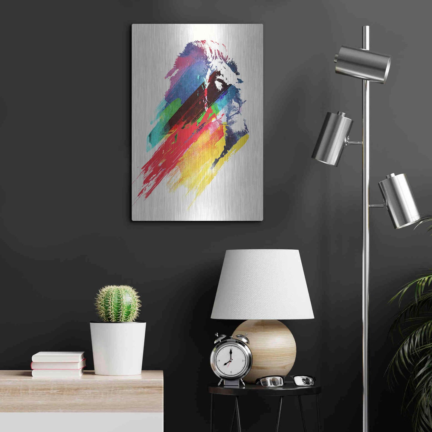 Luxe Metal Art 'Our Hero' by Robert Farkas, Metal Wall Art,16x24
