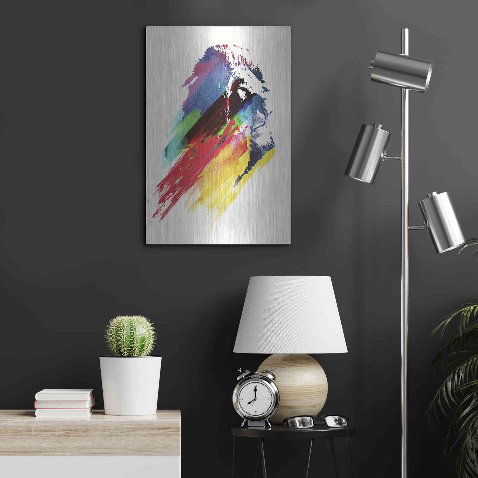 Luxe Metal Art 'Our Hero' by Robert Farkas, Metal Wall Art,16x24