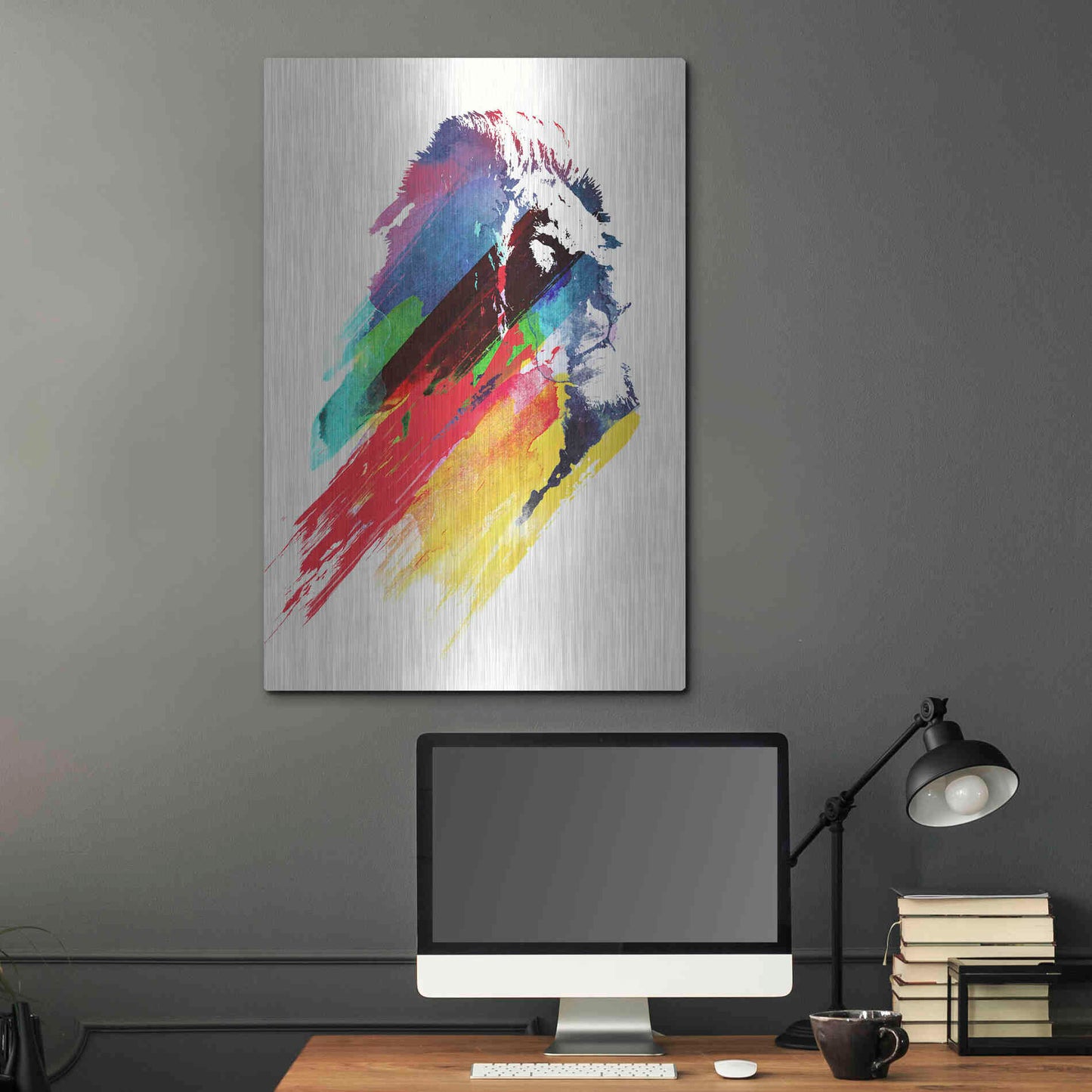 Luxe Metal Art 'Our Hero' by Robert Farkas, Metal Wall Art,24x36