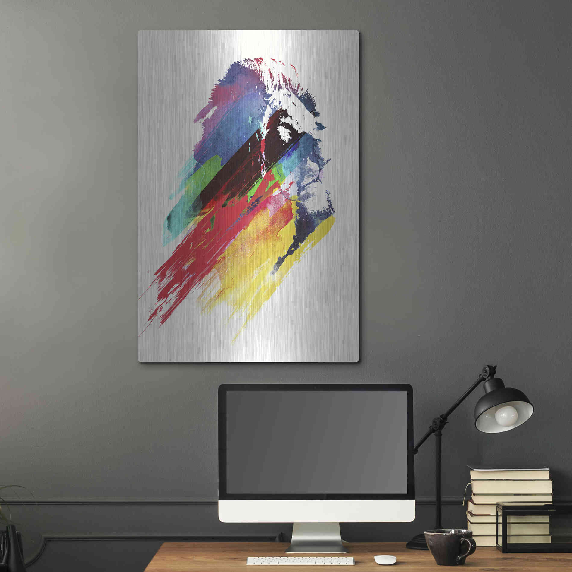 Luxe Metal Art 'Our Hero' by Robert Farkas, Metal Wall Art,24x36