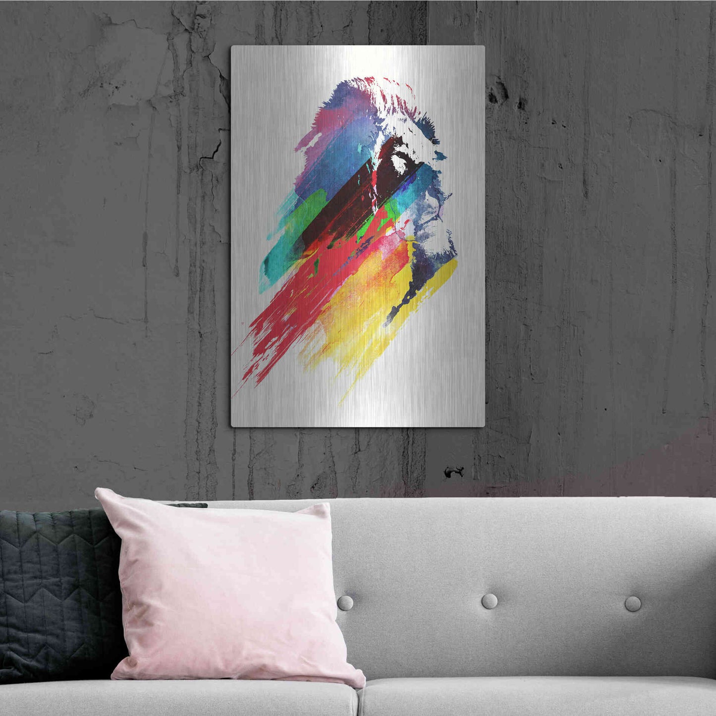 Luxe Metal Art 'Our Hero' by Robert Farkas, Metal Wall Art,24x36