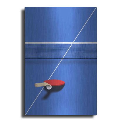 Luxe Metal Art 'Pingpong' by Robert Farkas, Metal Wall Art