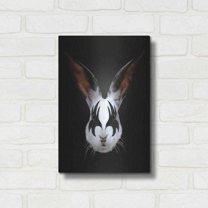 Luxe Metal Art 'Rabbit Rocks' by Robert Farkas, Metal Wall Art,12x16