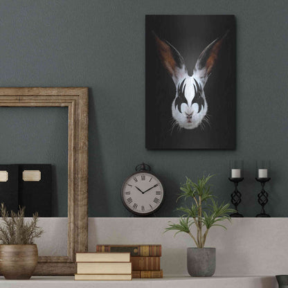 Luxe Metal Art 'Rabbit Rocks' by Robert Farkas, Metal Wall Art,12x16