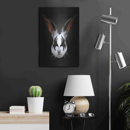 Luxe Metal Art 'Rabbit Rocks' by Robert Farkas, Metal Wall Art,16x24