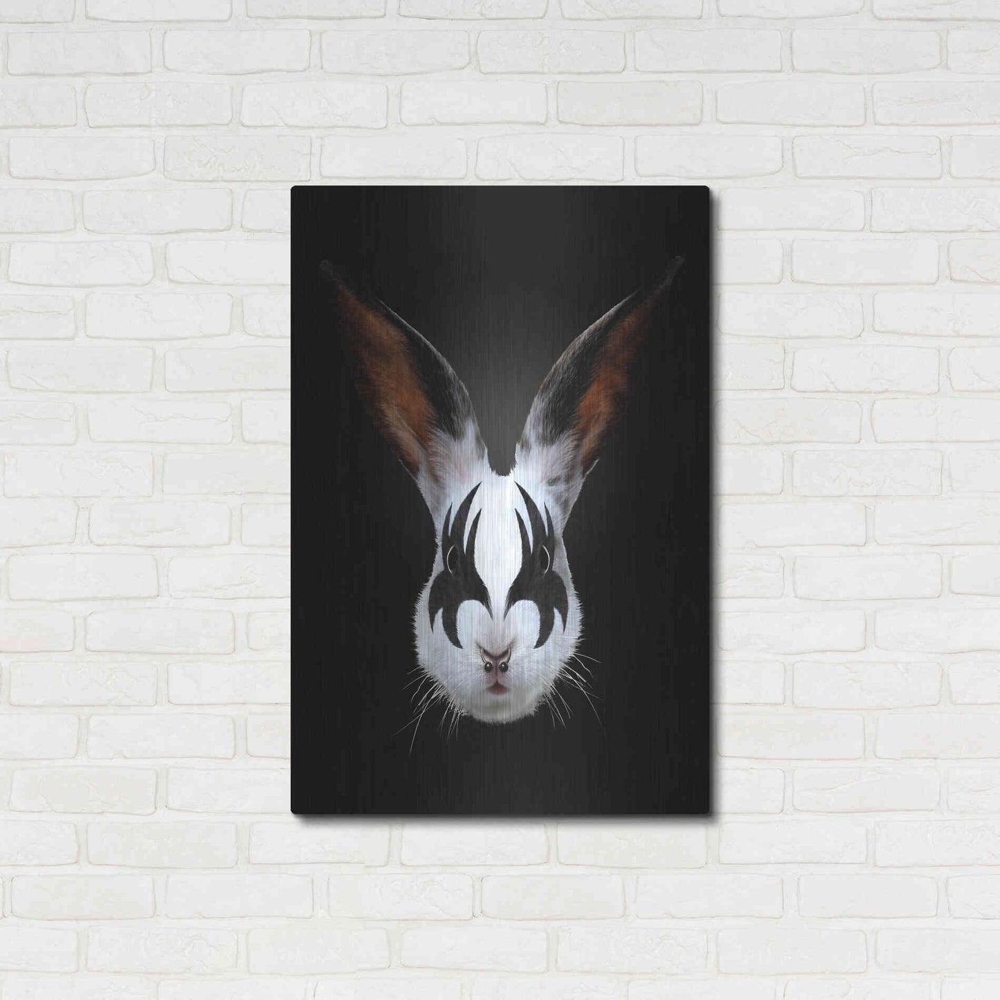 Luxe Metal Art 'Rabbit Rocks' by Robert Farkas, Metal Wall Art,24x36