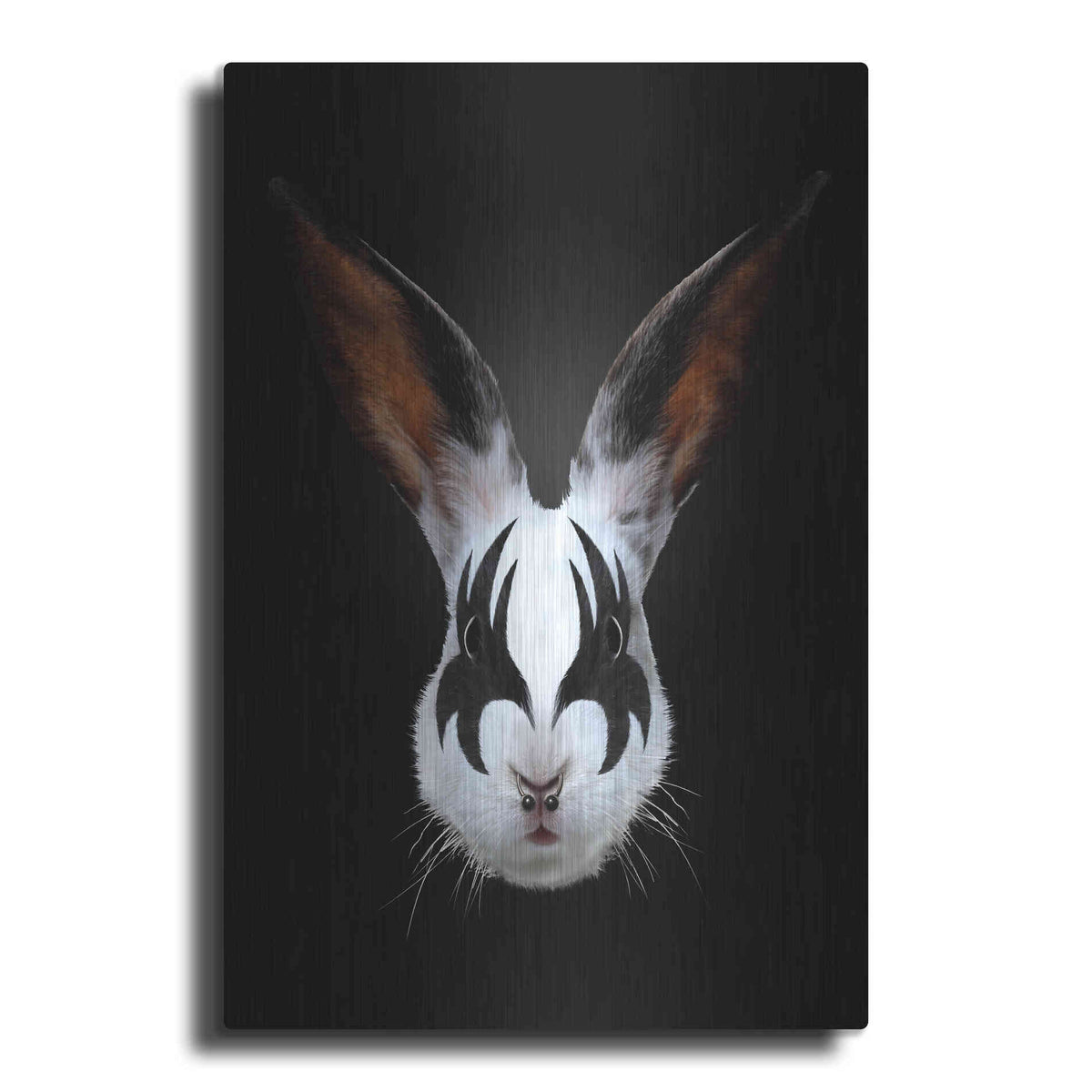 Luxe Metal Art 'Rabbit Rocks' by Robert Farkas, Metal Wall Art
