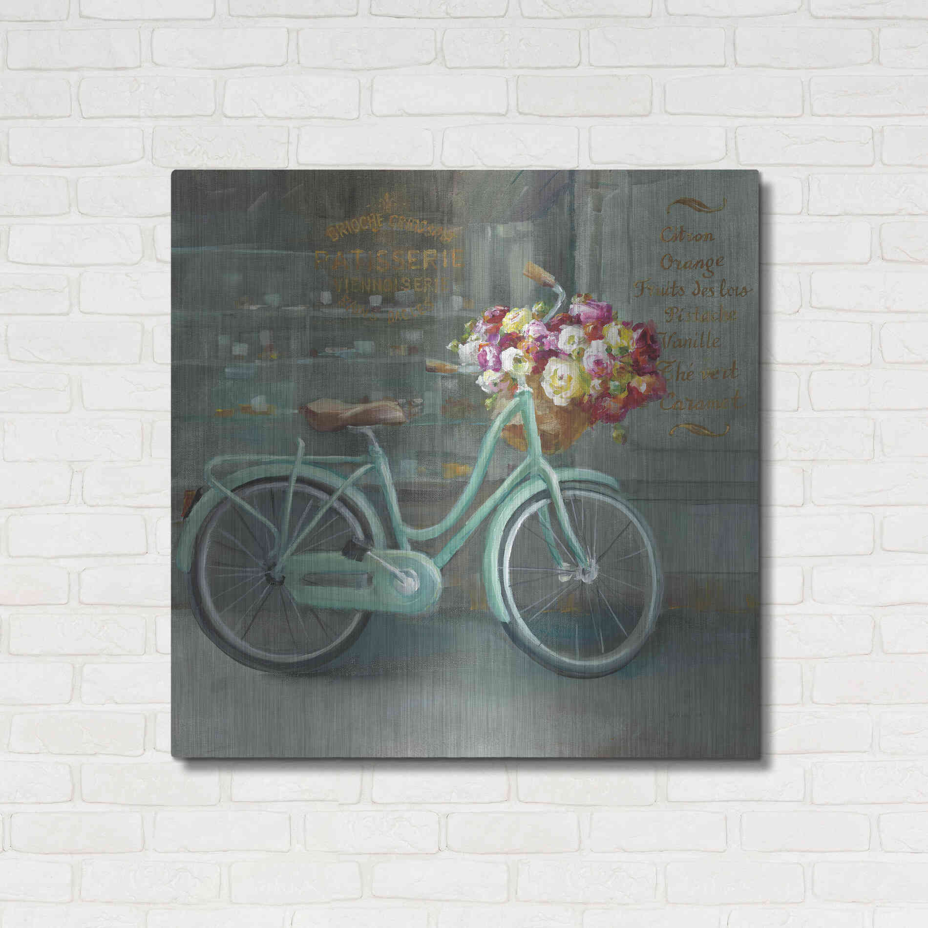 Luxe Metal Art 'Joy of Paris I' by Danhui Nai, Metal Wall Art,36x36