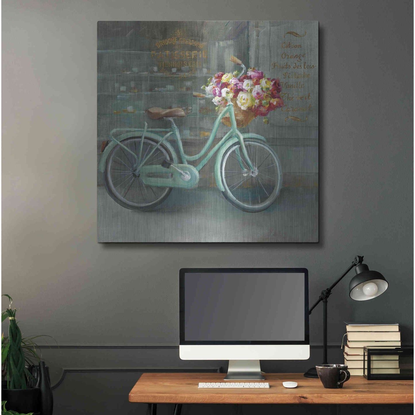 Luxe Metal Art 'Joy of Paris I' by Danhui Nai, Metal Wall Art,36x36