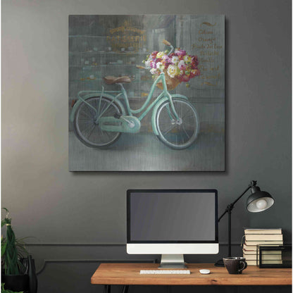 Luxe Metal Art 'Joy of Paris I' by Danhui Nai, Metal Wall Art,36x36