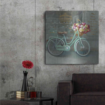 Luxe Metal Art 'Joy of Paris I' by Danhui Nai, Metal Wall Art,36x36