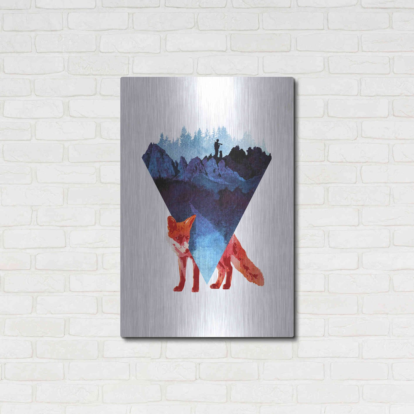 Luxe Metal Art 'Risky Road' by Robert Farkas, Metal Wall Art,24x36