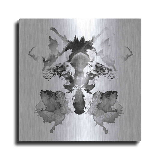 Luxe Metal Art 'Rorscach' by Robert Farkas, Metal Wall Art