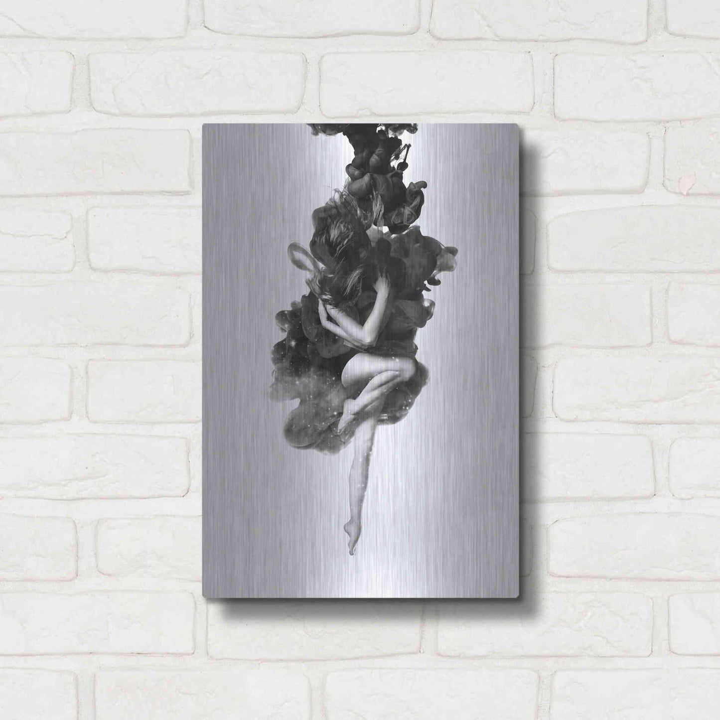 Luxe Metal Art 'The Born of The Universe' by Robert Farkas, Metal Wall Art,12x16
