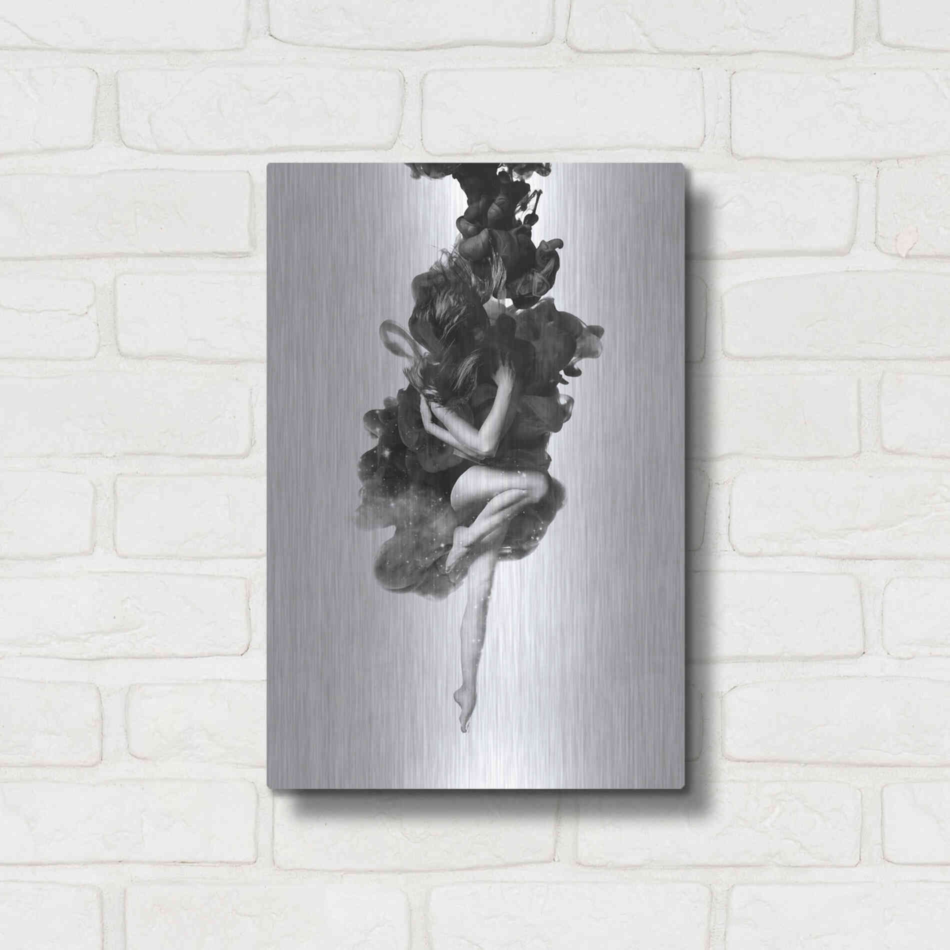 Luxe Metal Art 'The Born of The Universe' by Robert Farkas, Metal Wall Art,12x16