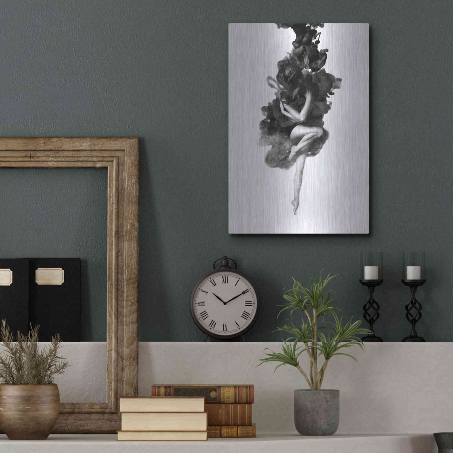 Luxe Metal Art 'The Born of The Universe' by Robert Farkas, Metal Wall Art,12x16