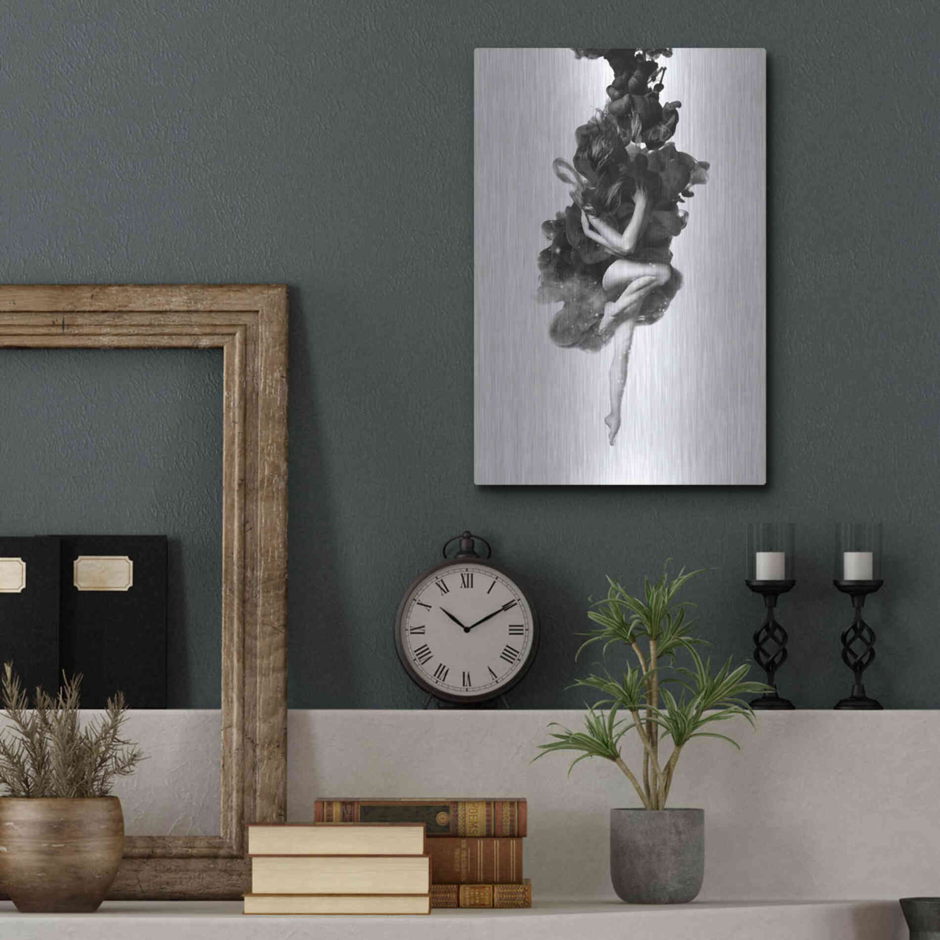 Luxe Metal Art 'The Born of The Universe' by Robert Farkas, Metal Wall Art,12x16