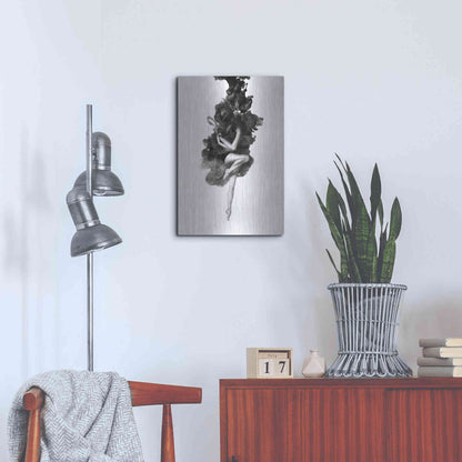Luxe Metal Art 'The Born of The Universe' by Robert Farkas, Metal Wall Art,16x24