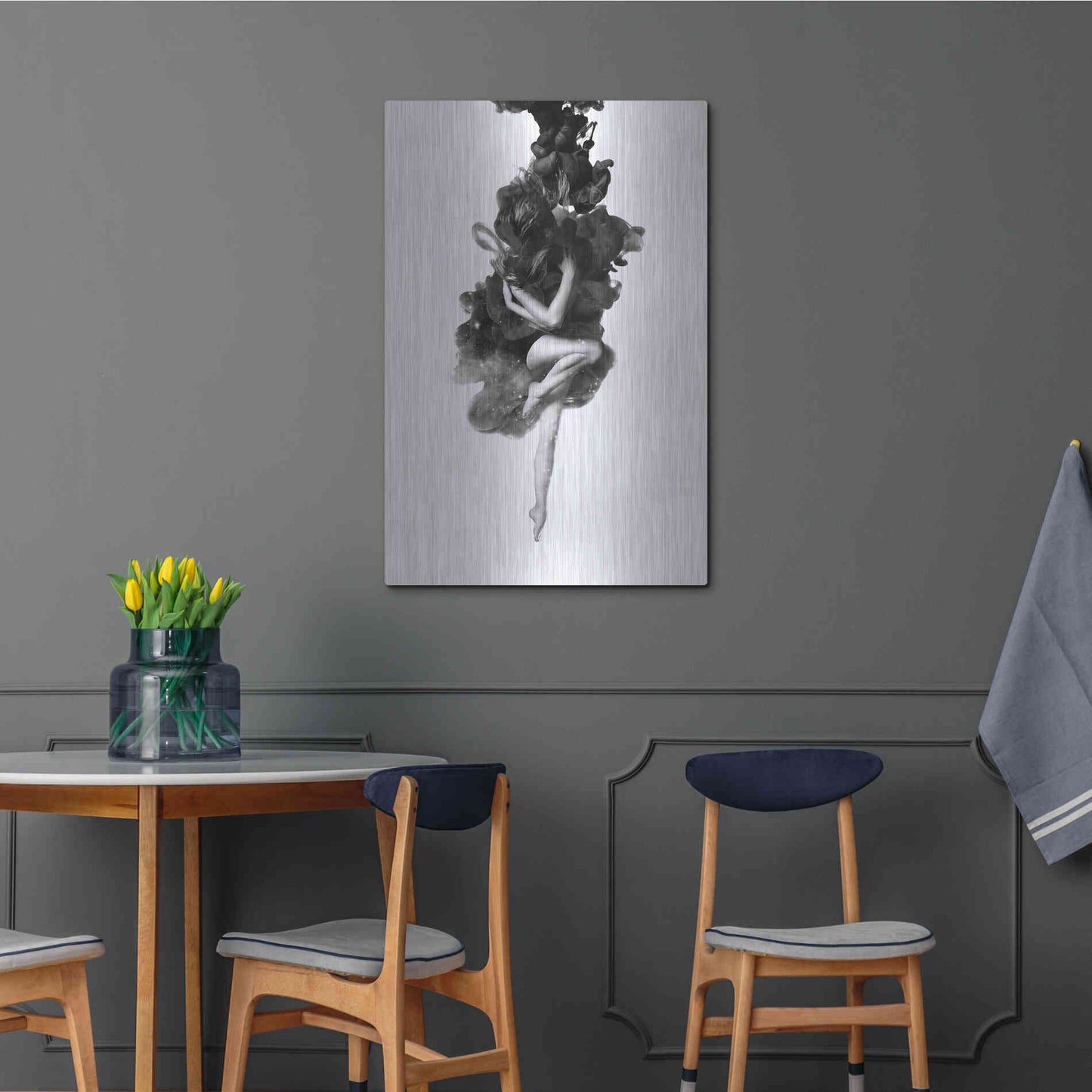 Luxe Metal Art 'The Born of The Universe' by Robert Farkas, Metal Wall Art,24x36