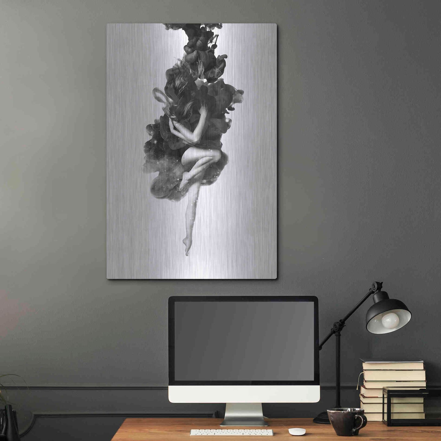 Luxe Metal Art 'The Born of The Universe' by Robert Farkas, Metal Wall Art,24x36