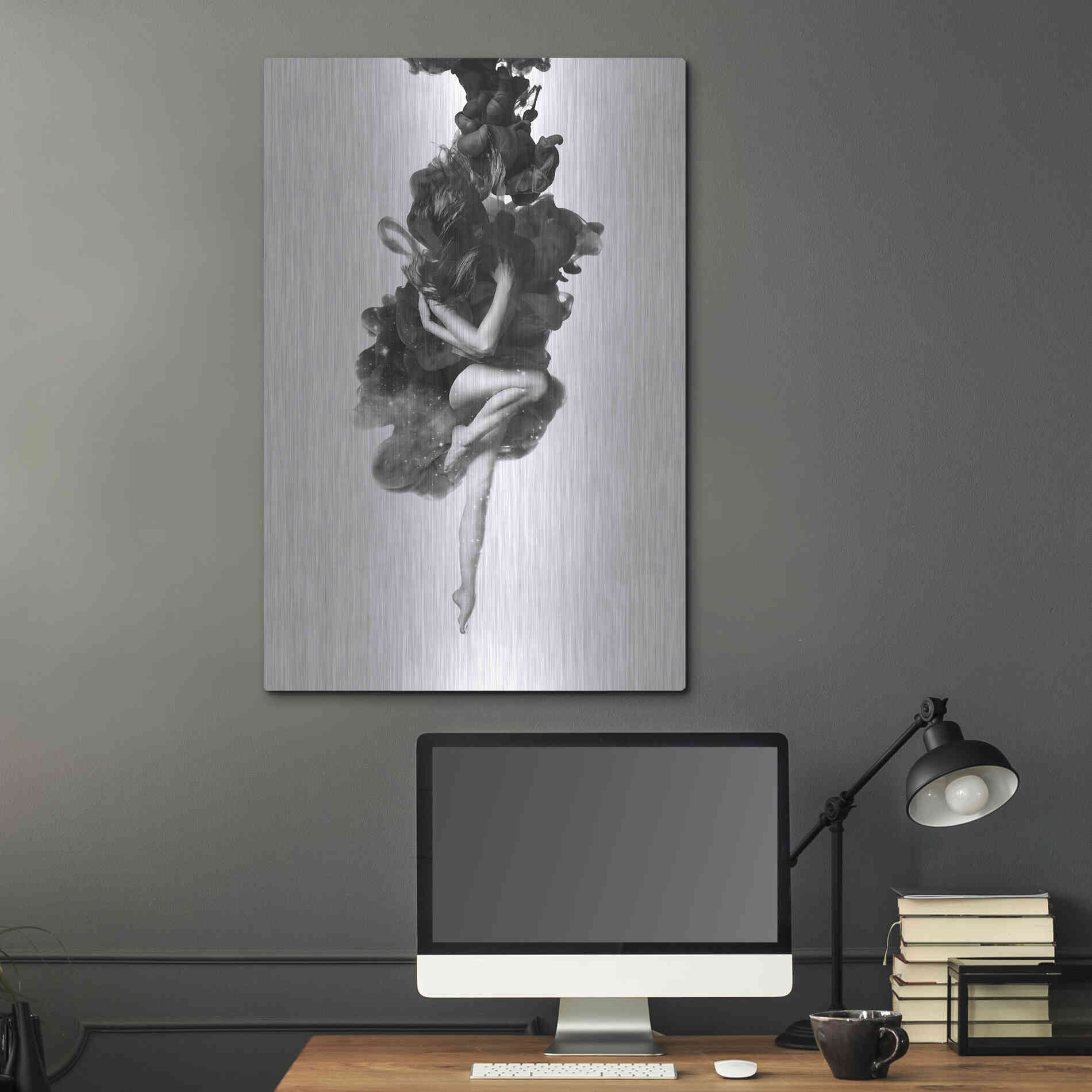 Luxe Metal Art 'The Born of The Universe' by Robert Farkas, Metal Wall Art,24x36