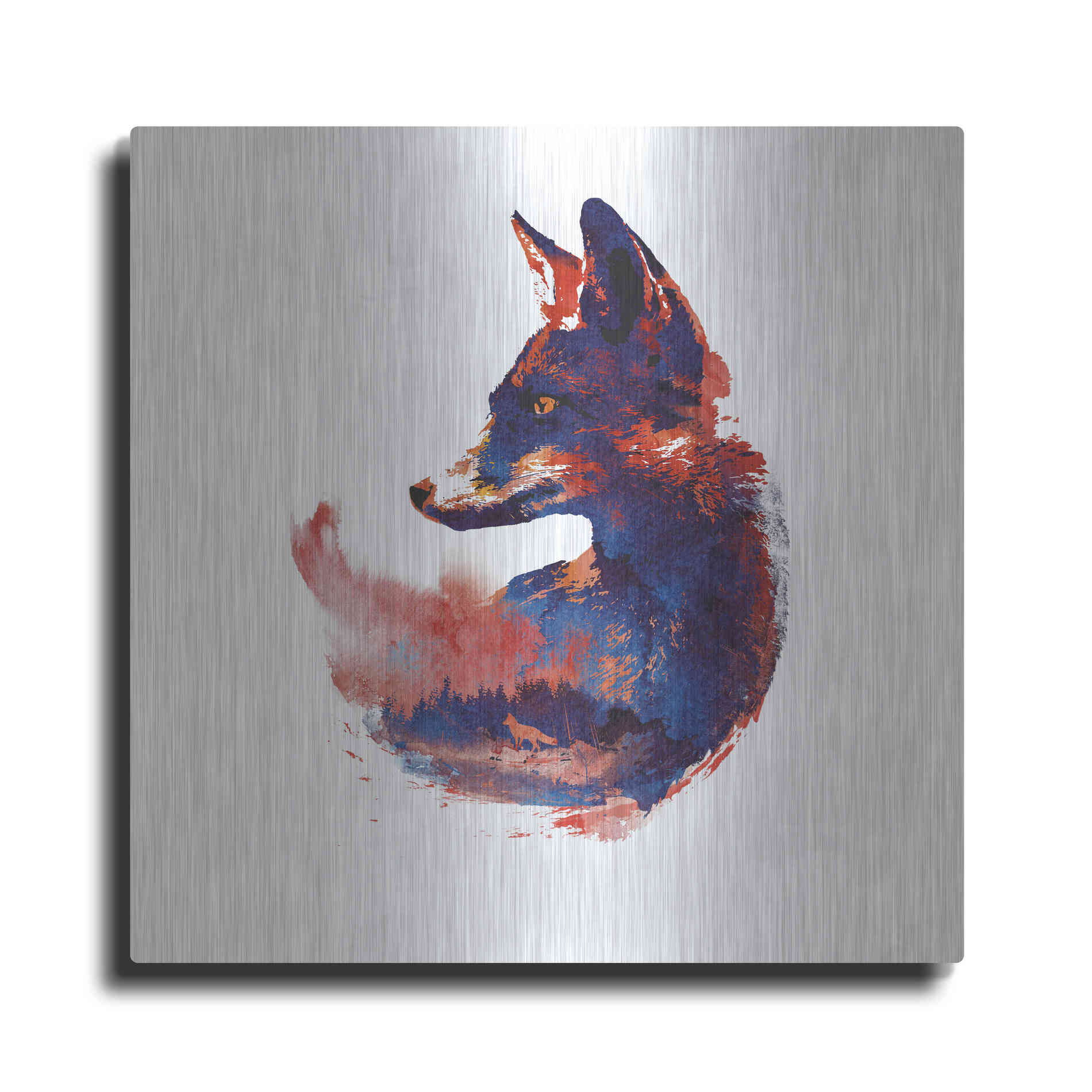 Luxe Metal Art 'The Future is Bright' by Robert Farkas, Metal Wall Art