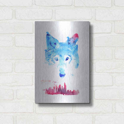 Luxe Metal Art 'The Guardian' by Robert Farkas, Metal Wall Art,12x16