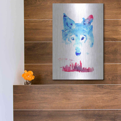 Luxe Metal Art 'The Guardian' by Robert Farkas, Metal Wall Art,12x16