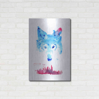 Luxe Metal Art 'The Guardian' by Robert Farkas, Metal Wall Art,24x36