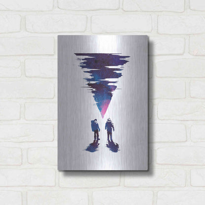 Luxe Metal Art 'The Thing' by Robert Farkas, Metal Wall Art,12x16