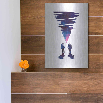 Luxe Metal Art 'The Thing' by Robert Farkas, Metal Wall Art,12x16