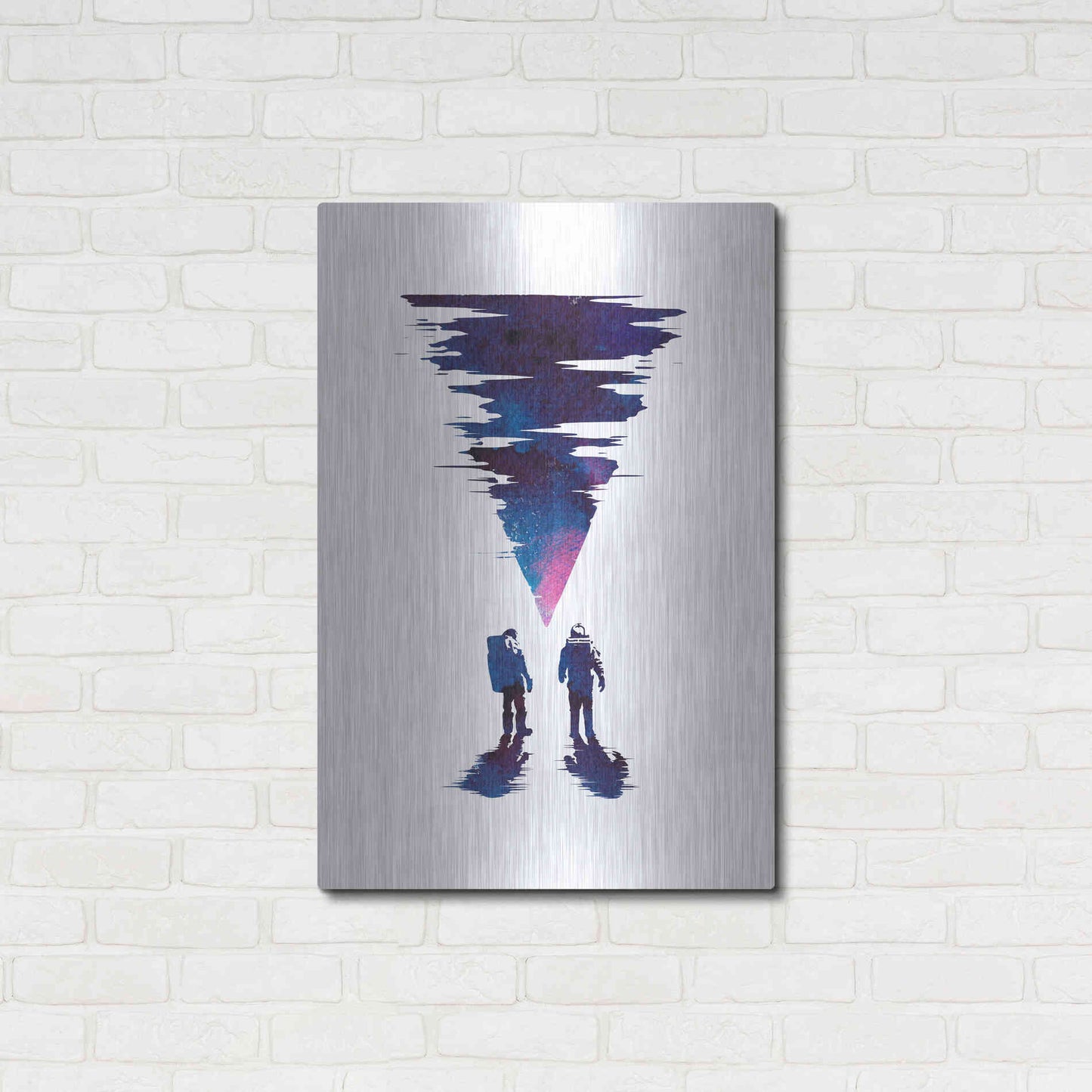 Luxe Metal Art 'The Thing' by Robert Farkas, Metal Wall Art,24x36