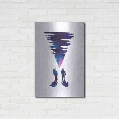 Luxe Metal Art 'The Thing' by Robert Farkas, Metal Wall Art,24x36