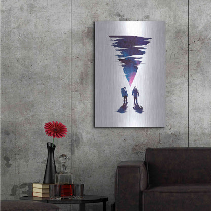 Luxe Metal Art 'The Thing' by Robert Farkas, Metal Wall Art,24x36