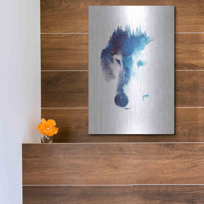 Luxe Metal Art 'Through Many Storms' by Robert Farkas, Metal Wall Art,12x16