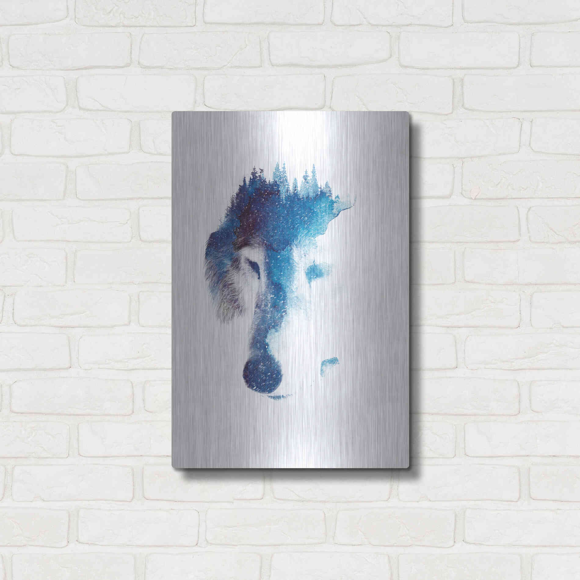 Luxe Metal Art 'Through Many Storms' by Robert Farkas, Metal Wall Art,16x24