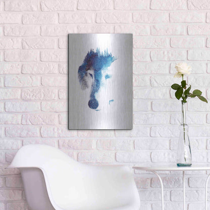 Luxe Metal Art 'Through Many Storms' by Robert Farkas, Metal Wall Art,16x24