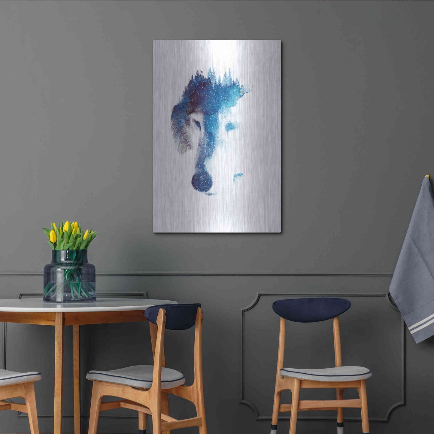 Luxe Metal Art 'Through Many Storms' by Robert Farkas, Metal Wall Art,24x36