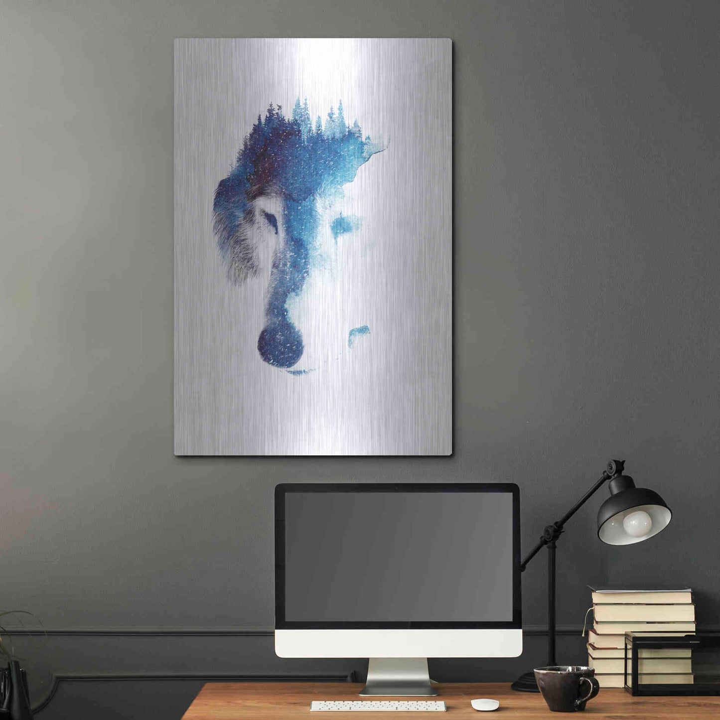 Luxe Metal Art 'Through Many Storms' by Robert Farkas, Metal Wall Art,24x36