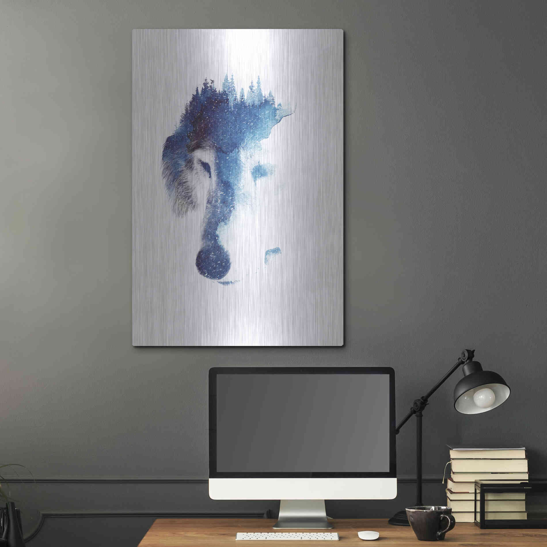 Luxe Metal Art 'Through Many Storms' by Robert Farkas, Metal Wall Art,24x36