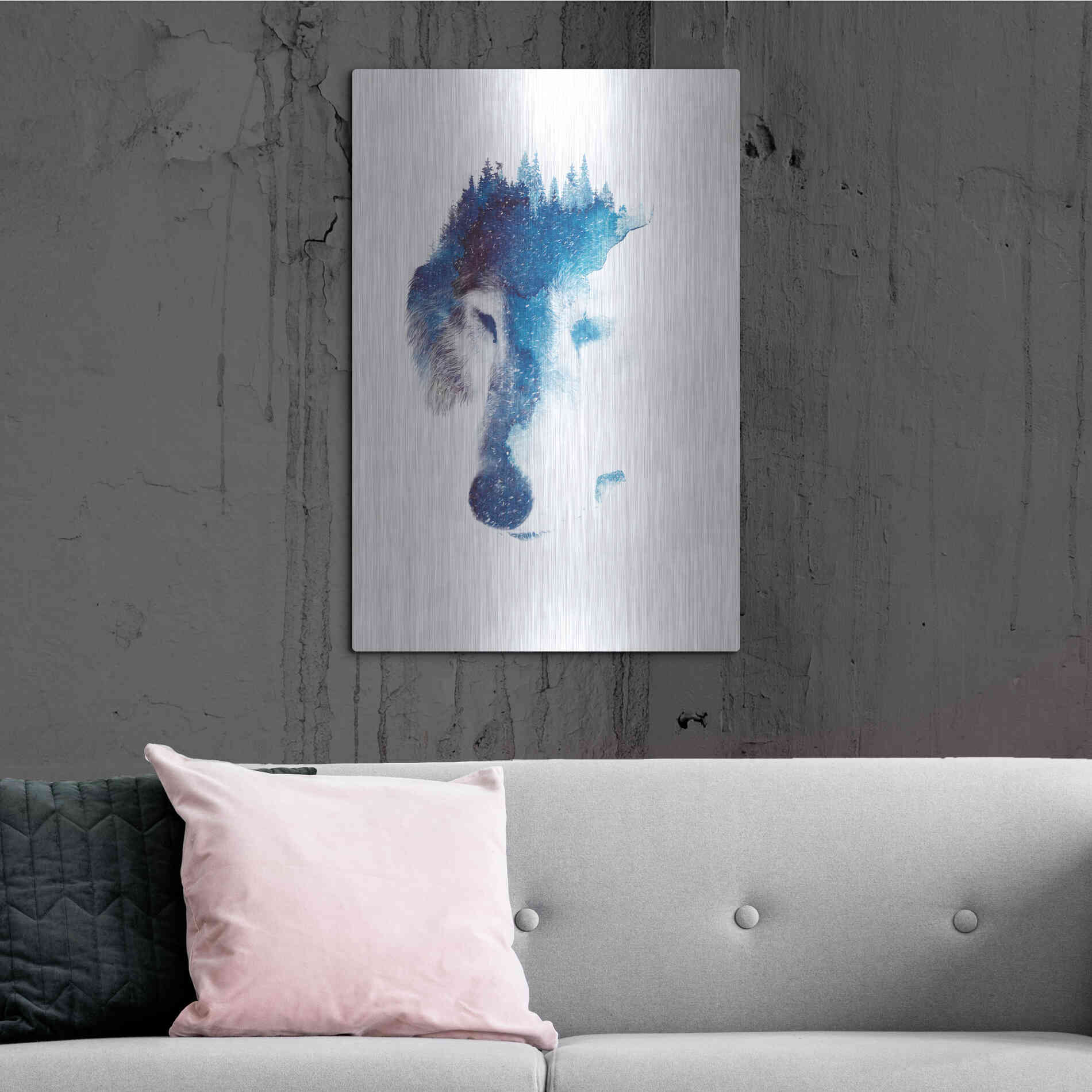 Luxe Metal Art 'Through Many Storms' by Robert Farkas, Metal Wall Art,24x36