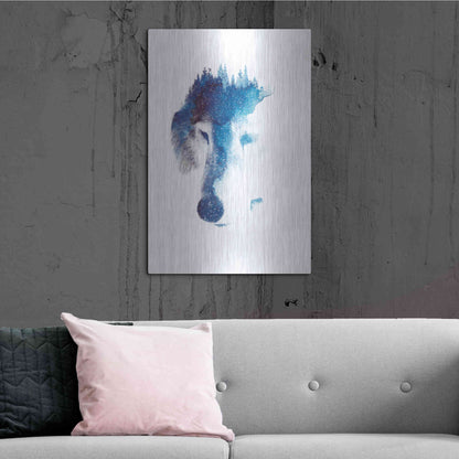 Luxe Metal Art 'Through Many Storms' by Robert Farkas, Metal Wall Art,24x36