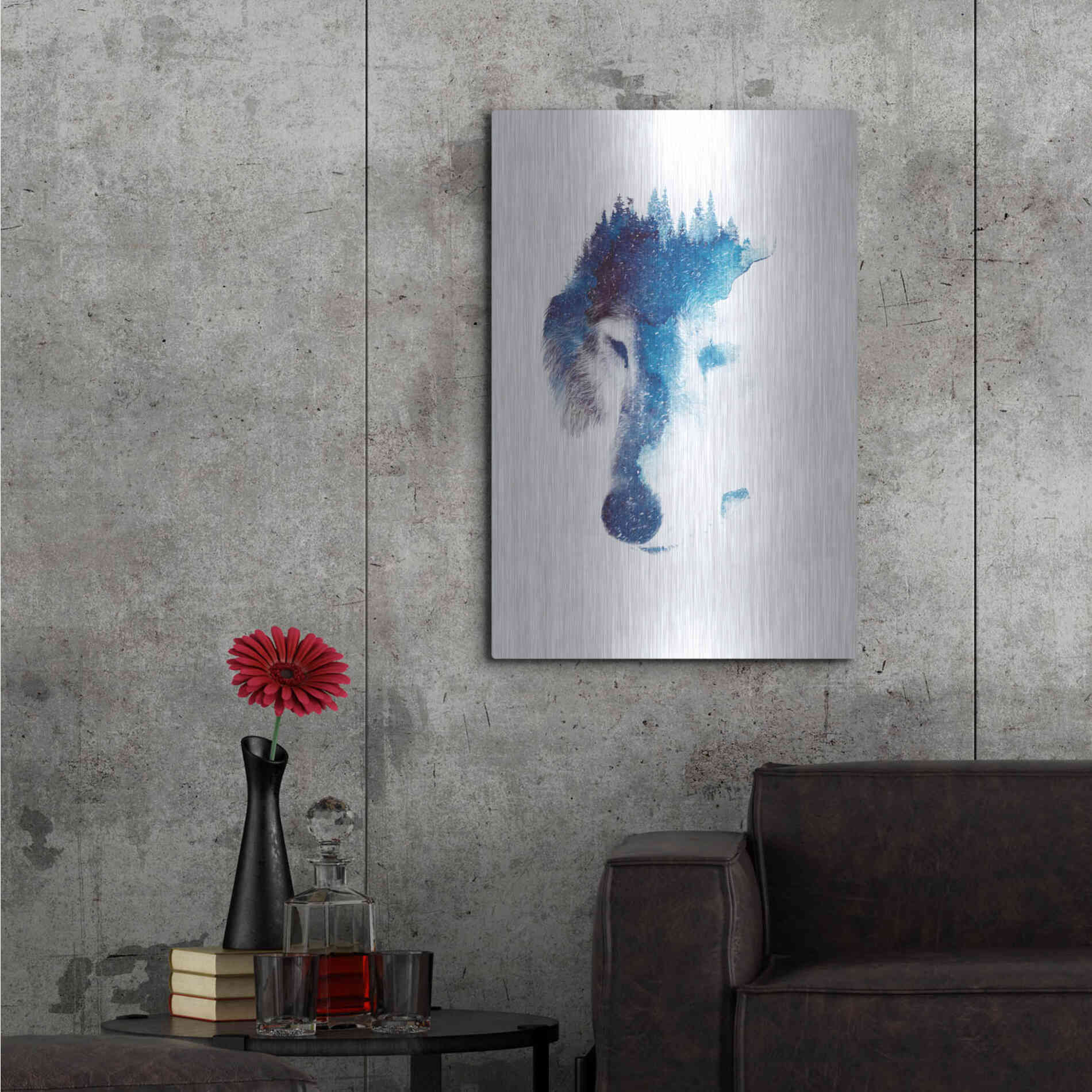 Luxe Metal Art 'Through Many Storms' by Robert Farkas, Metal Wall Art,24x36